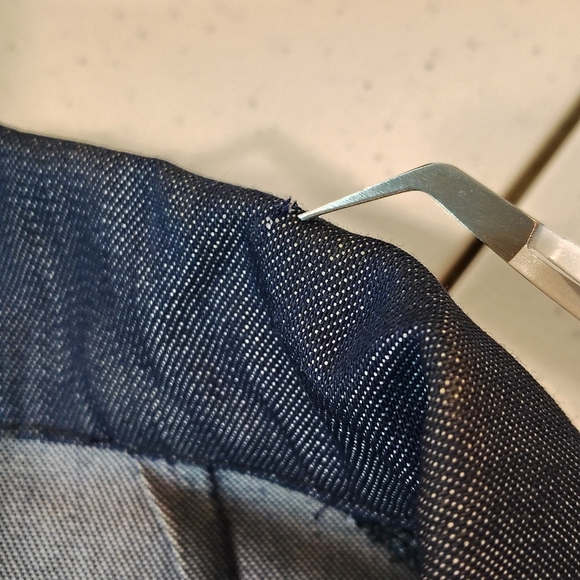 ECCLECTIC EMBROIDERED DENIM SHIRT JACKET WOMENS S/M GRAIL UNIQUE BOHO HIPPIE - Picture 9 of 9